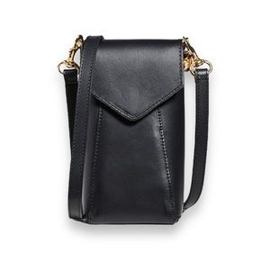 Clare V. Camille Leather Crossbody in black. HARD TO FIND